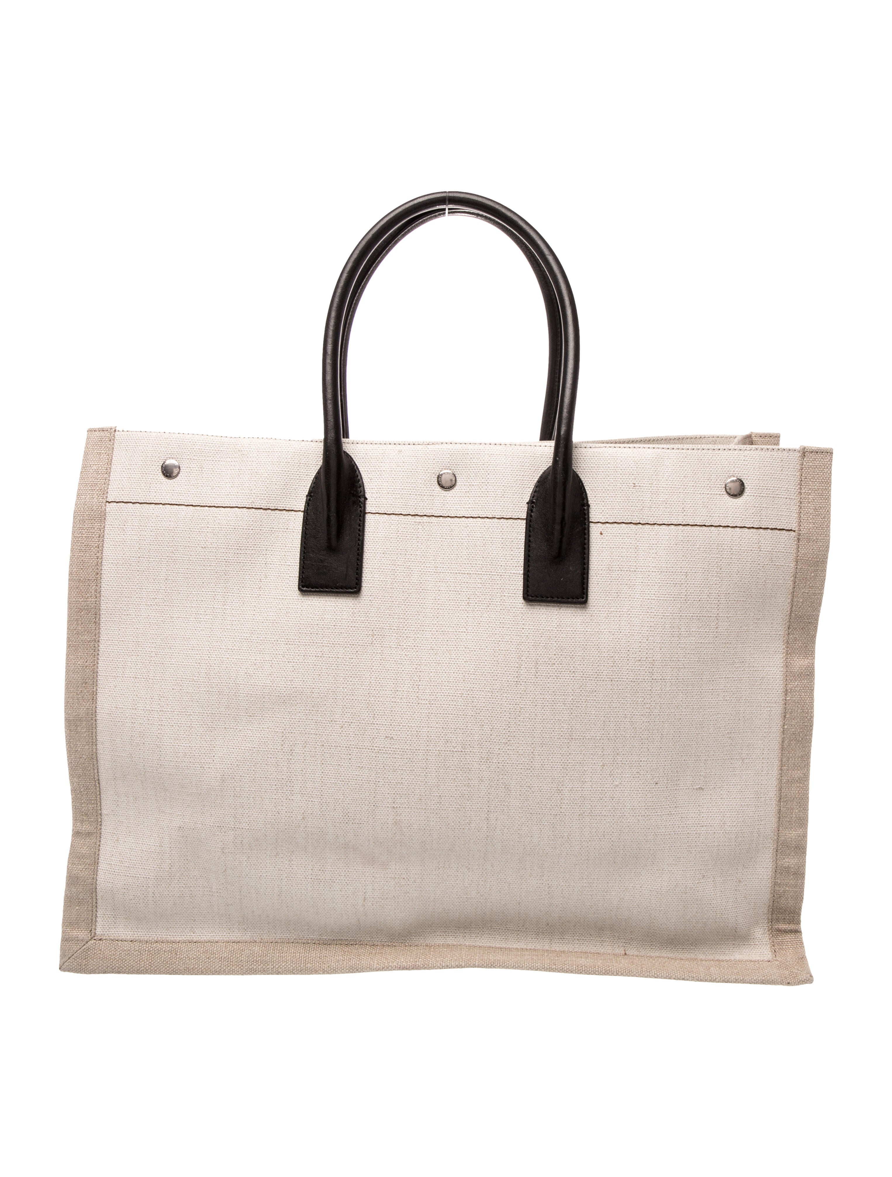 Saint Laurent Canvas Rive Gauche Large